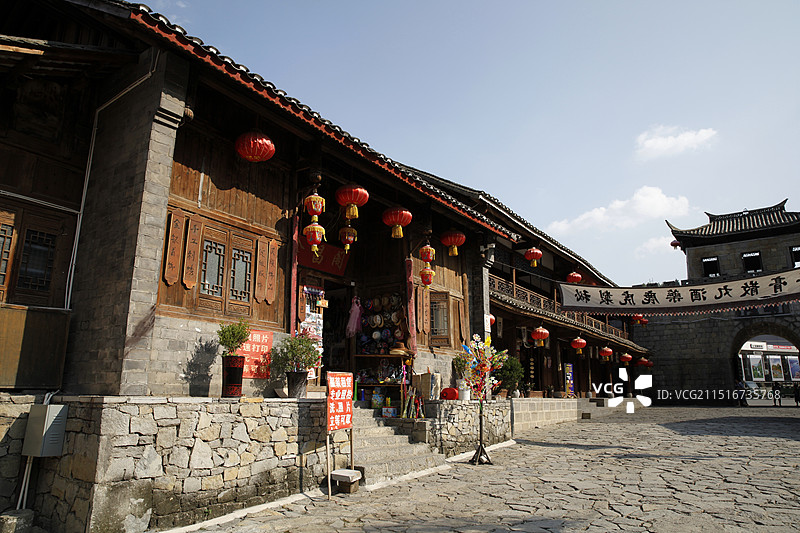 贵州省晴隆县安南古城图片素材