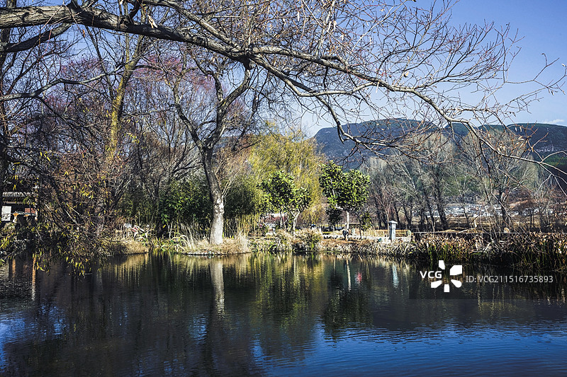 麗江沙溪古鎮图片素材