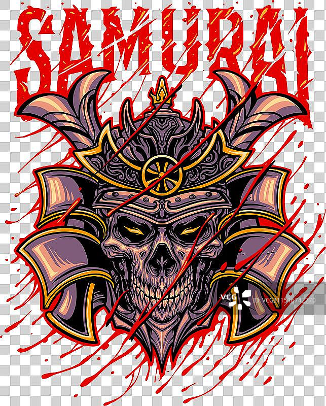 武士梦魇头盔图片素材