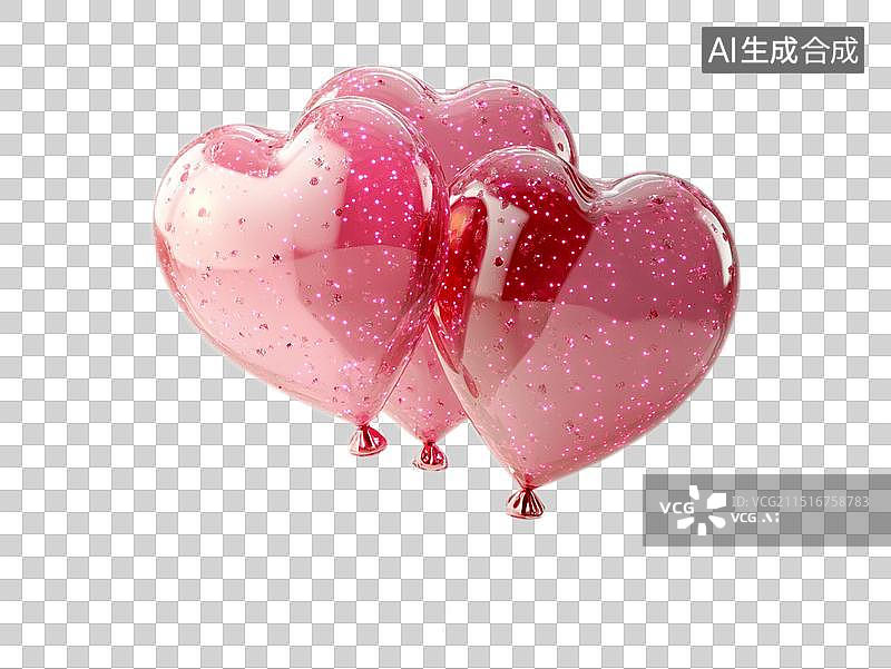 【AI数字艺术】丝带彩虹气球水晶鞋等流行设计元素图片素材