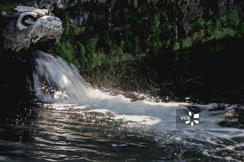 济南黑虎泉图片素材