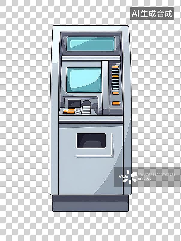 【AI数字艺术】自动提款机 ATM机图片素材
