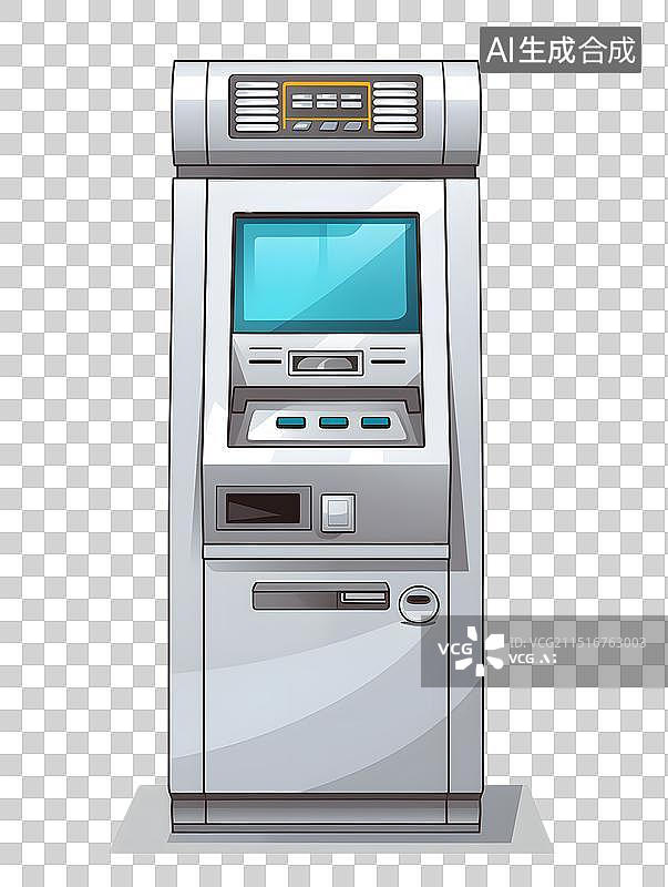 【AI数字艺术】自动提款机 ATM机图片素材