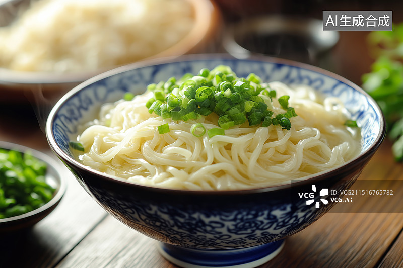 【AI数字艺术】中国美食白水煮面图片素材