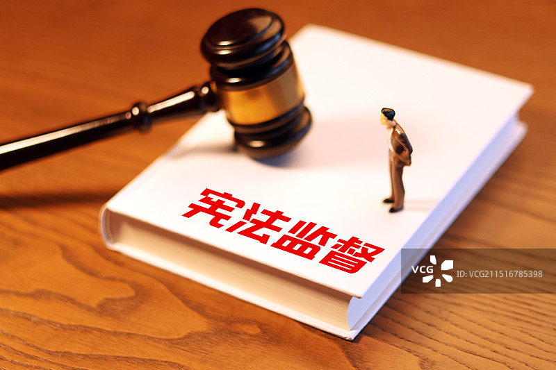 创意财经商业配图：宪法监督图片素材