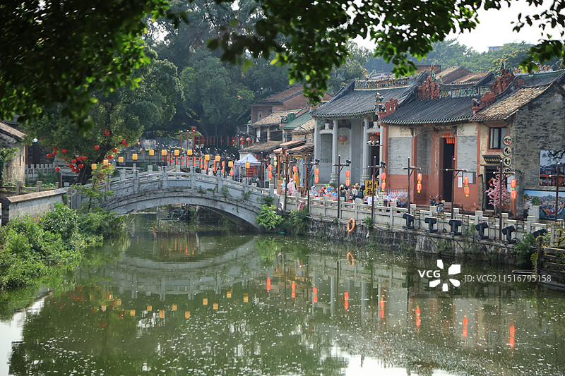 东莞市南社村和塘尾村古建筑群景区图片素材