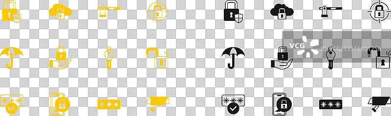 手机锁闭合挂锁钥匙密码套装图片素材