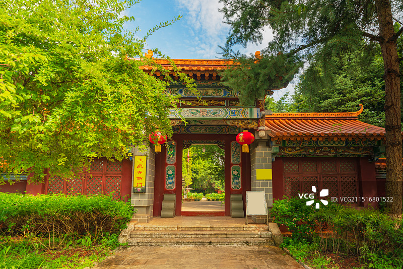 云南玉溪映月潭休闲文化中心图片素材