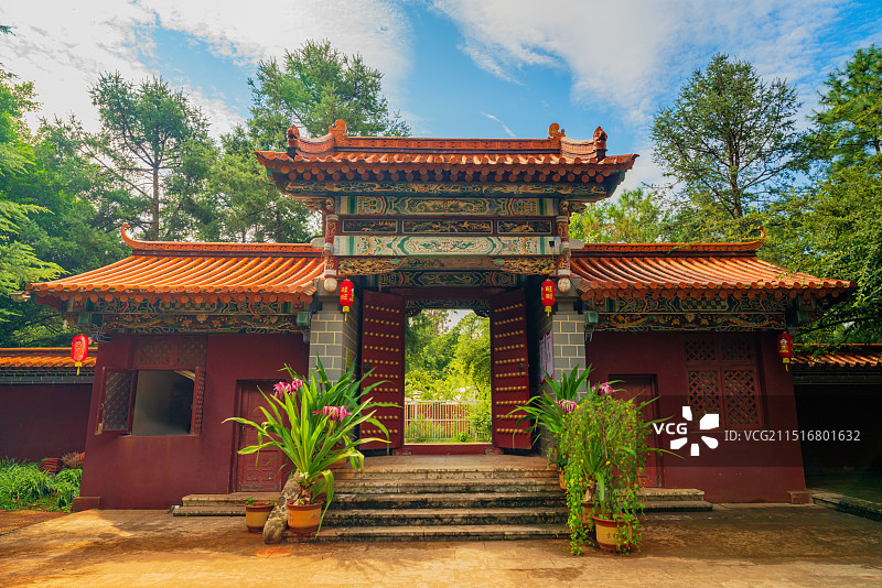 云南玉溪映月潭休闲文化中心图片素材