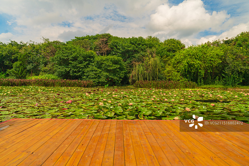 云南玉溪映月潭休闲文化中心图片素材