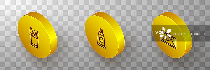 2.5D线条：铅笔盒、文具筒图片素材