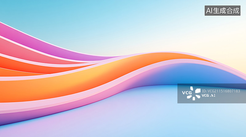 【AI数字艺术】蓝色会议kv主视觉活动主画面背景设计图片素材