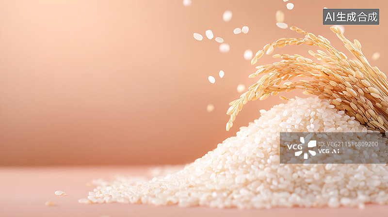 【AI数字艺术】农业大米五谷杂粮优质粮食新质生产力插图图片素材