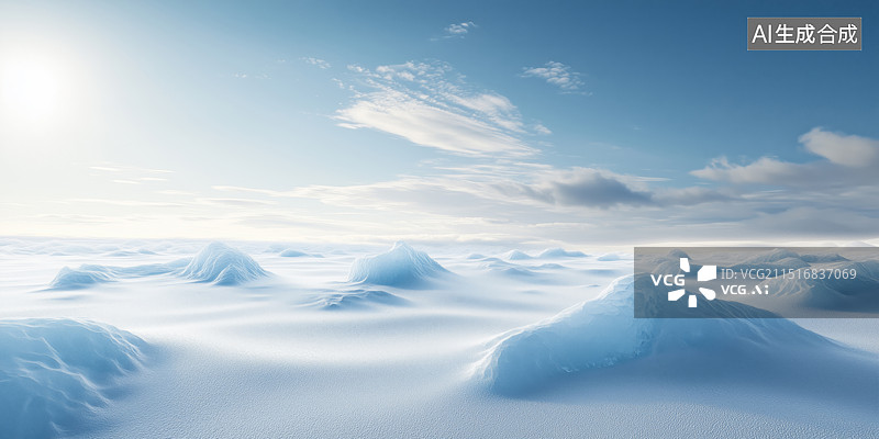 【AI数字艺术】冰雪世界图片素材
