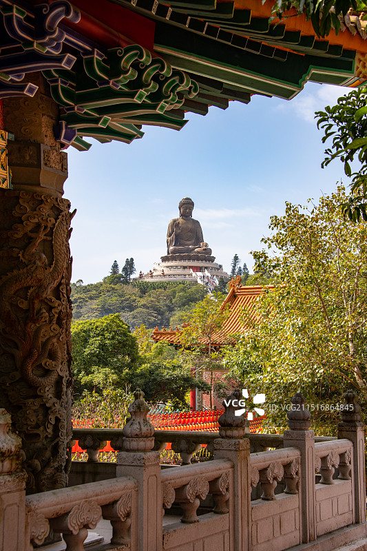 香港离岛区大屿山宝莲禅寺图片素材