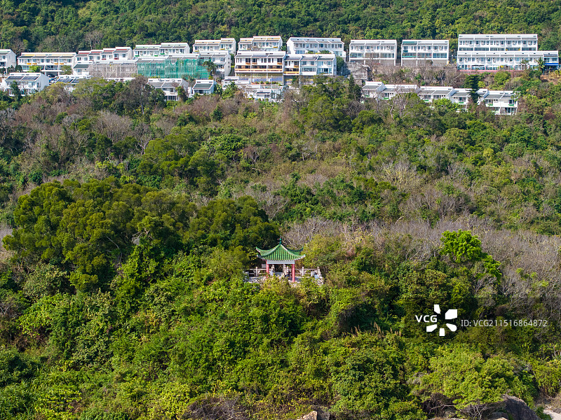 香港离岛区大屿山下长沙泳滩图片素材