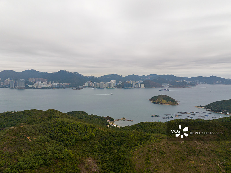 香港离岛区南丫岛远望海怡半岛图片素材