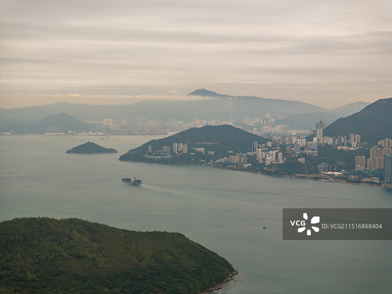香港离岛区南丫岛远望海怡半岛图片素材