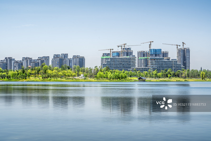 东安湖畔图片素材