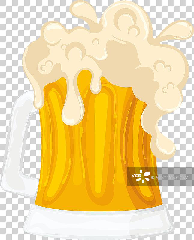 带泡沫的啤酒杯图片素材
