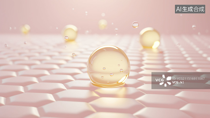 【AI数字艺术】微观皮肤表面图片素材