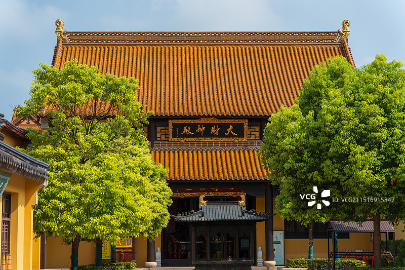 盐城射阳县息心寺景区图片素材