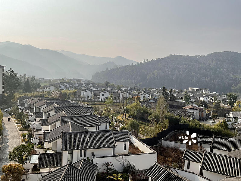 保山腾冲玛御谷温泉小镇景区图片素材