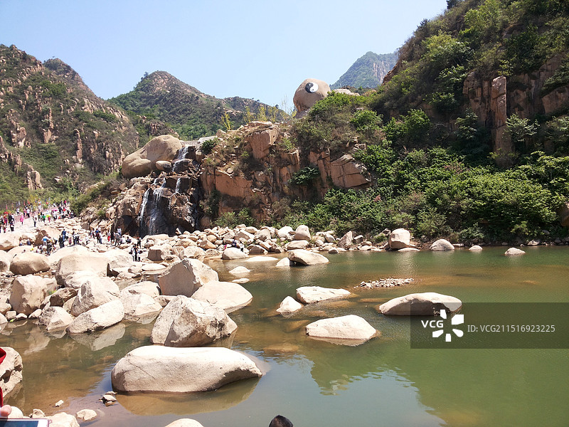 秦皇岛抚宁区冰塘峪长城风情大峡谷景区图片素材