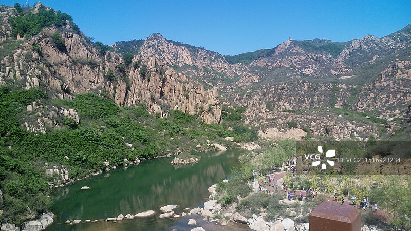 秦皇岛抚宁区冰塘峪长城风情大峡谷景区图片素材