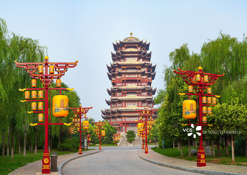 滨州蒲湖风景区图片素材