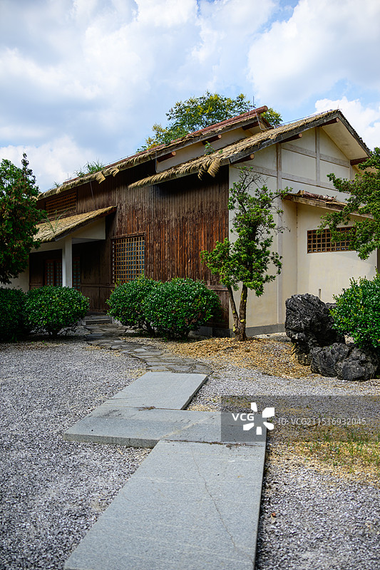 柳州园博园内日式居酒屋图片素材