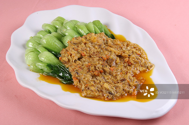 蟹粉菜心图片素材