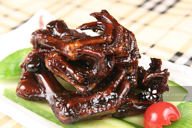酱卤鸡爪图片素材
