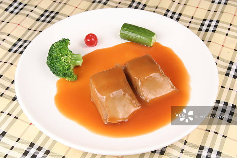 鲍汁扣百灵菇图片素材