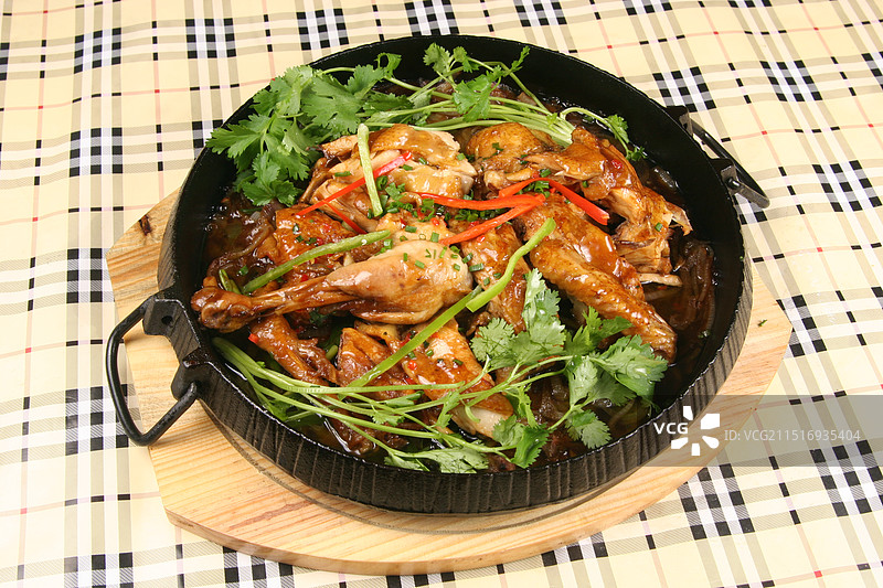铁板手撕鸡图片素材