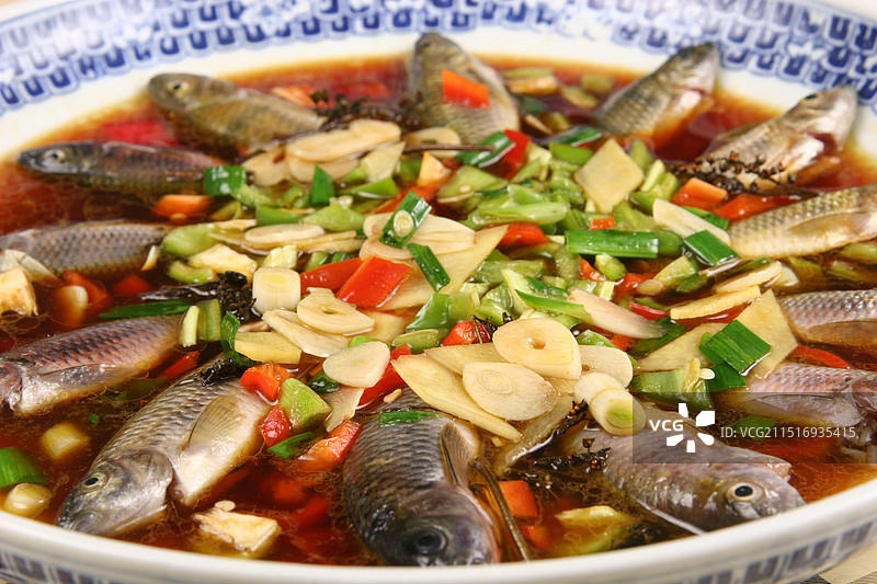 红烧小江鱼图片素材