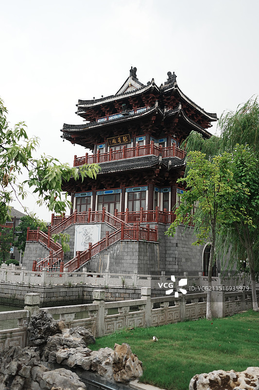 淮安市古淮河文化生态景区图片素材