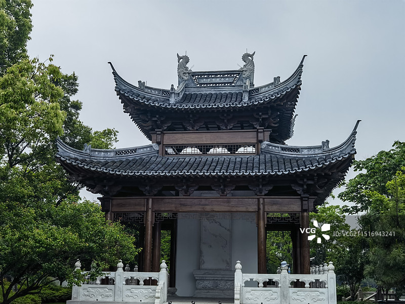 乾隆御碑亭图片素材