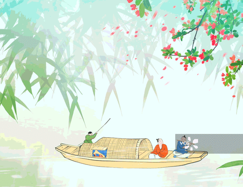 画船，春游，水，西湖，春天图片素材