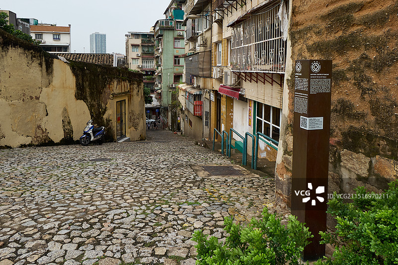 澳门历史街区图片素材