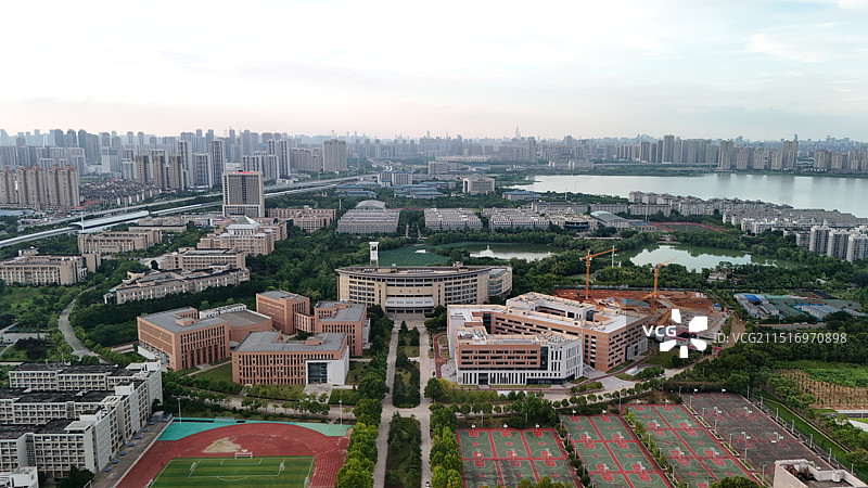 武汉黄家湖附近学校武汉科技大学图片素材