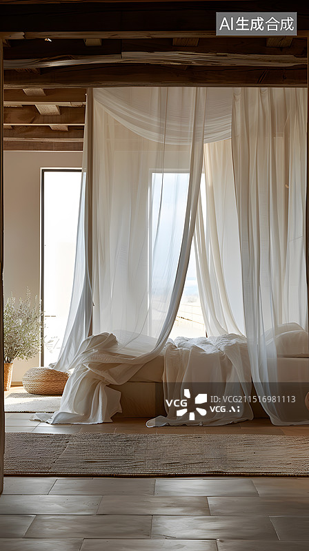 【AI数字艺术】民宿酒店房间图片素材