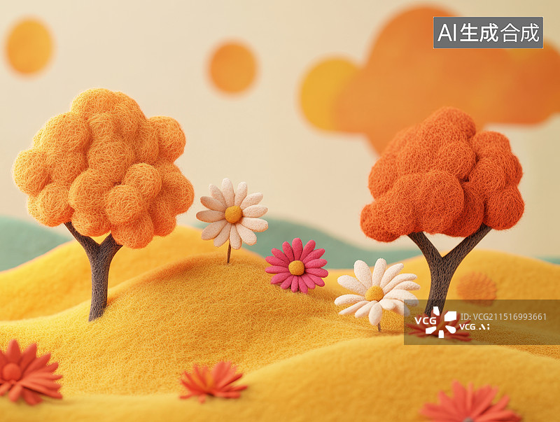 【AI数字艺术】菊花重阳节登高图片素材