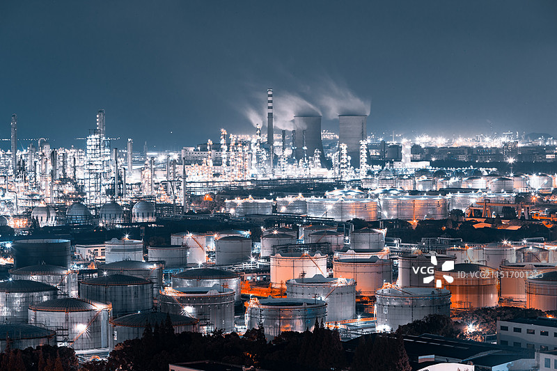 浙江宁波镇海炼化厂图片素材
