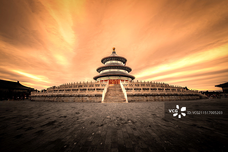 祈年殿图片素材