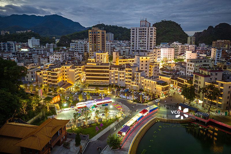 云浮骑楼街图片素材