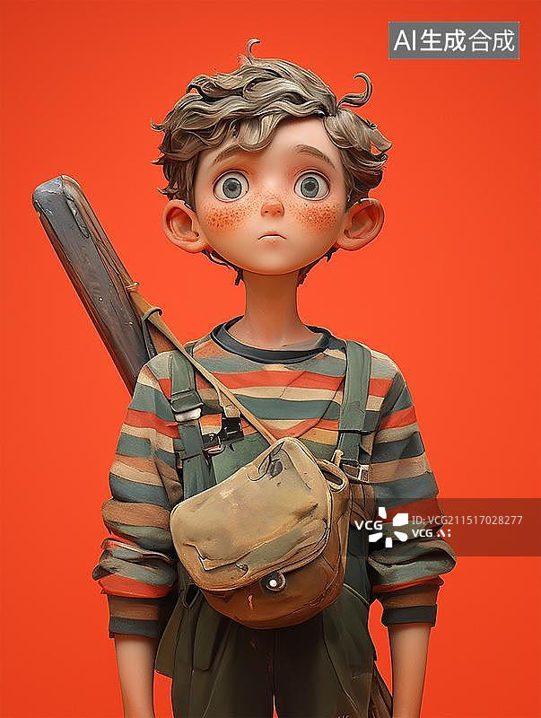 【AI数字艺术】可爱泥人图片素材