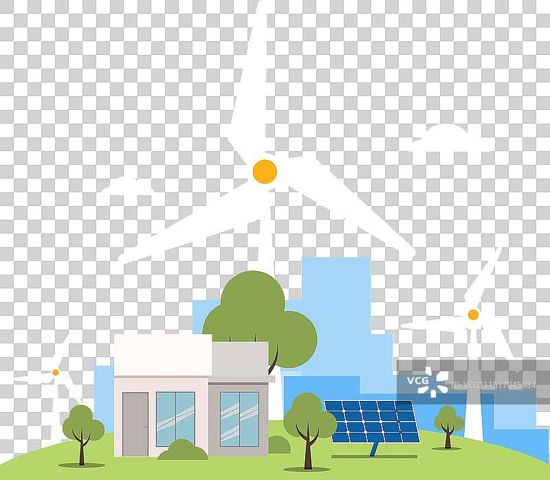 另类能源太阳能主题图片素材