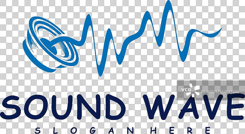 声波logo设计概念声波图片素材