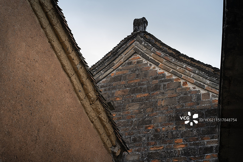 广西桂林灵川迪塘古民居唯美画面图片素材